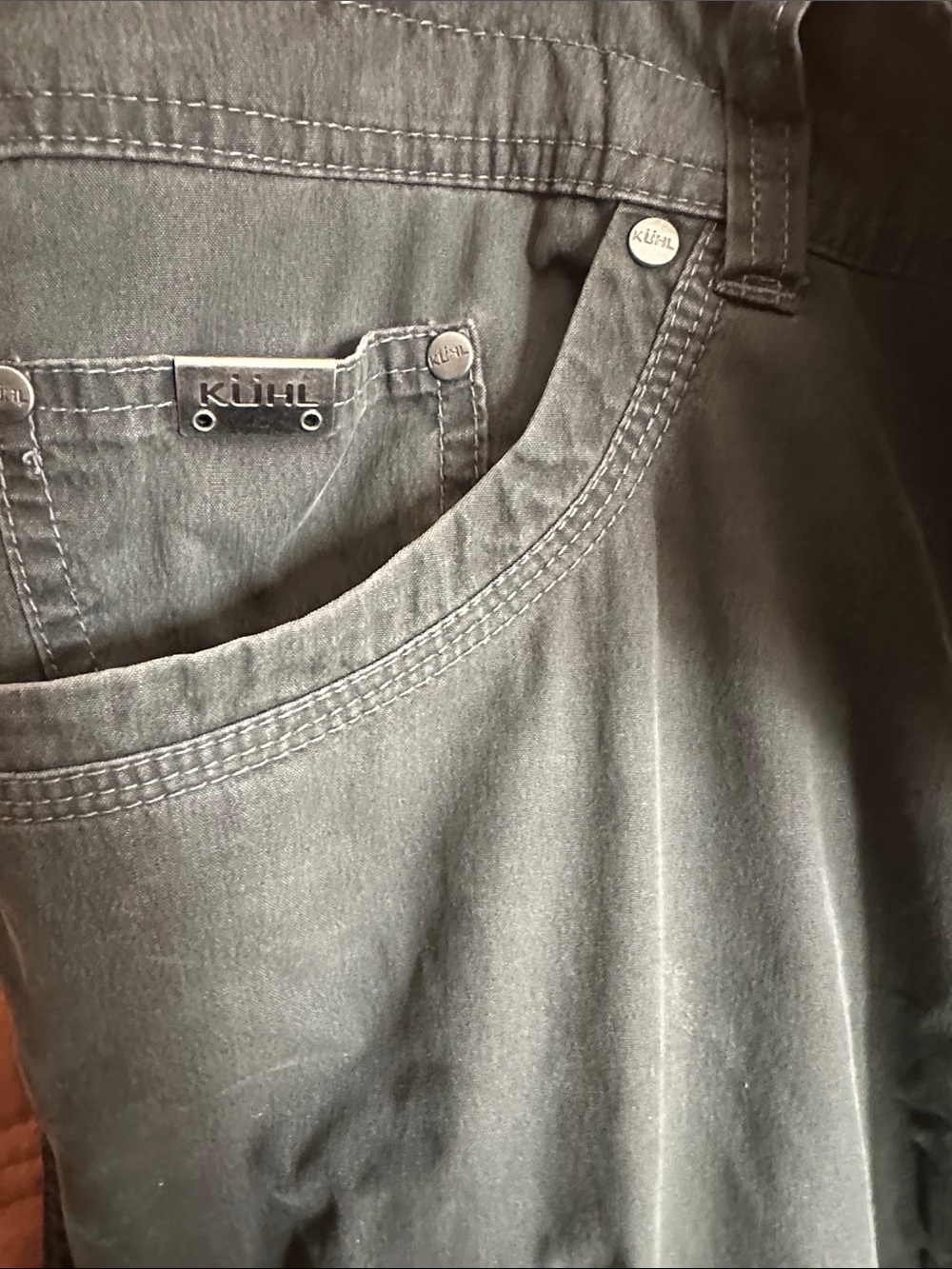 Kuhl Men's Dark Olive Cargo Pants - Picture 5 of 6